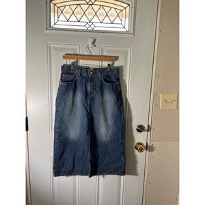 Calvin Klein Jeans A-line denim skirt size 10.